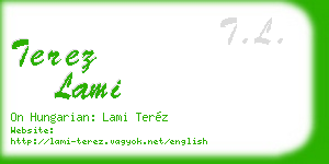 terez lami business card